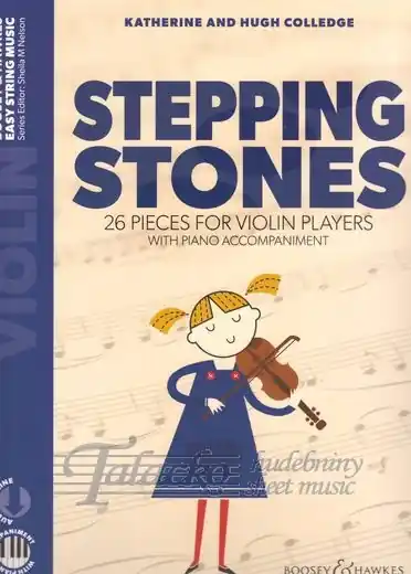 Vysoce Kvalitní Stepping Stones - 26 Pieces for Violin Players (with piano acc. + audio download)