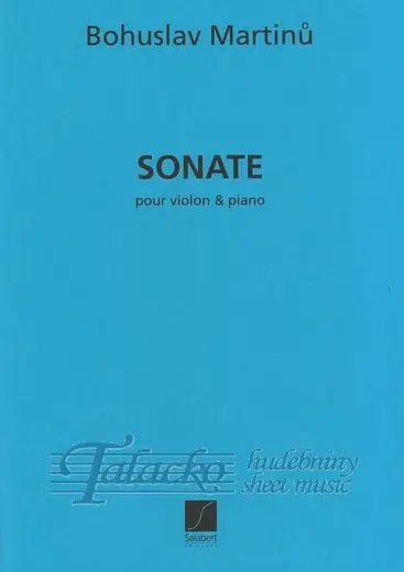 Nakupujte Hned Sonate pour violon et piano, H208