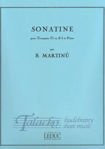 Omezená Nabídka Sonatine For Trumpet And Piano