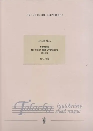 Fantasy Op. 24 for violin and orchestra (piano reduction) Pouze Dnes