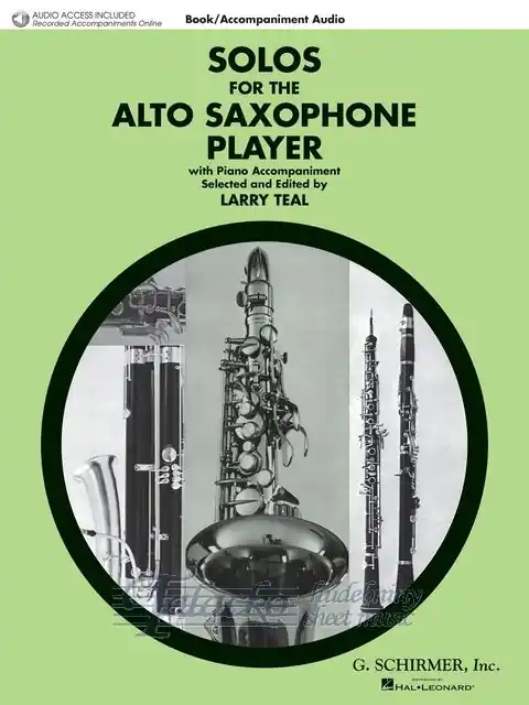 Top Prodej Solos for the alto saxophone player (ed. Larry Teal) book/online audio