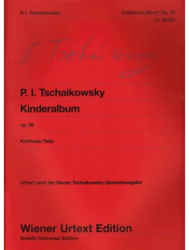 Petr Iljič Čajkovskij Dětské album pro klavír, op. 39 Tovární Cena