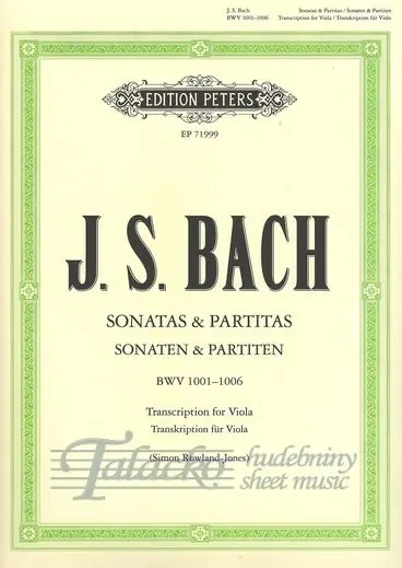 Sonatas and Partitas BWV 1001-1006 (viola transc.) Super Cena