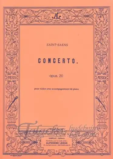 Concerto For Violin And Orchestra No. 1 Op. 20 Tovární Cena