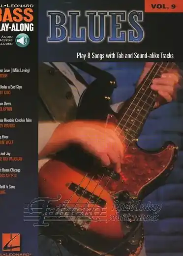 Jen Po Omezenou Doba Bass Play-along Volume 9 Blues (Book/online audio)
