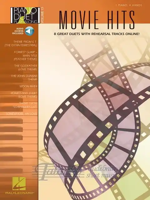 Piano Duet Play-Along Volume 13 Movie Hits Omezená Nabídka