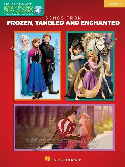 Ihned K Objednání Hal Leonard Easy Piano Play-Along Volume 32 Songs from Frozenm Tangled and Enchanted