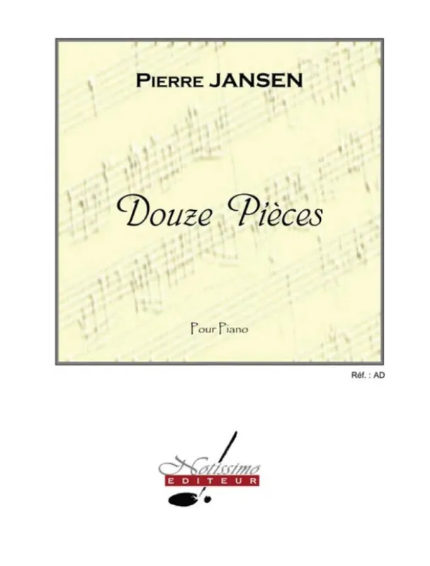 Pierre Jansen Jansen 12 Pieces Piano Op.26 (noty na klavír) Sezónní Sleva