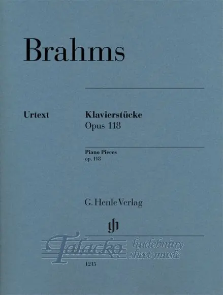 Ověřený Piano Pieces op. 118