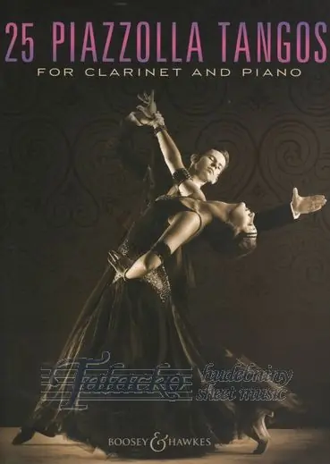 25 Piazzolla Tangos For Clarinet And Piano Značkový