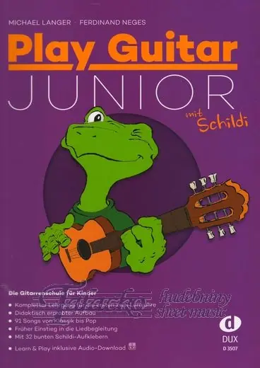 Play Guitar Junior mit Schildi Cenově Výhodný