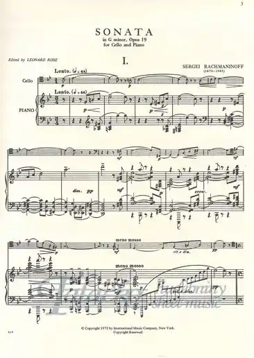 Cenově Výhodný Sonata in G minor for Cello and Piano, Opus 19