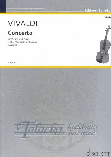 Violin Concerto G-dur, RV 298 Akce