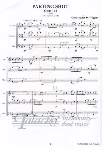 Autentický The Parting Shot Op. 144