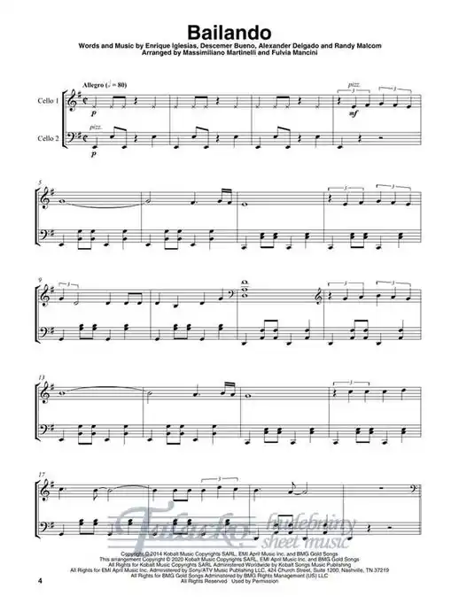 Mr. & Mrs. Cello 10 Popular Songs for Two Cenová Bomba