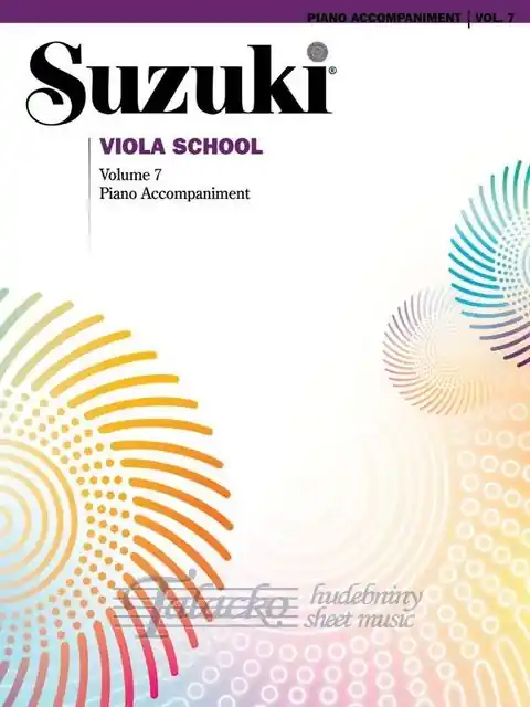 Značkový Suzuki Viola School Vol. 7 (Piano Accompaniment)