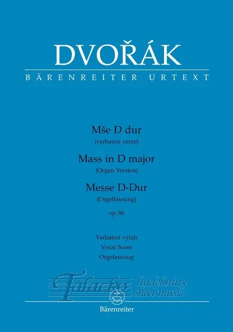 Mass in D major op. 86 Přímo Od Výrobce