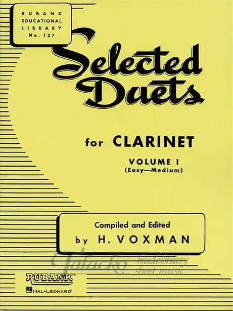 Finální Výprodej Selected Duets for Clarinet Vol. 1