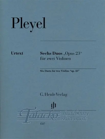 Six Duets “op. 23” for two Violins Nejlepší Cena