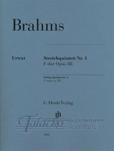 Odeslání Ihned String Quintet no. 1 F major op. 88