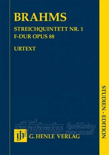 Ihned K Objednání String Quintet no. 1 F major op. 88