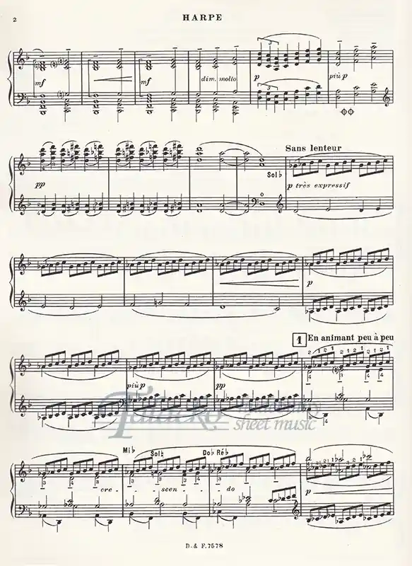 Dances pour harpe chromatique Top Prodej