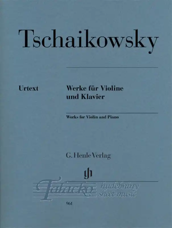 Tovární Cena Works for Violin and Piano