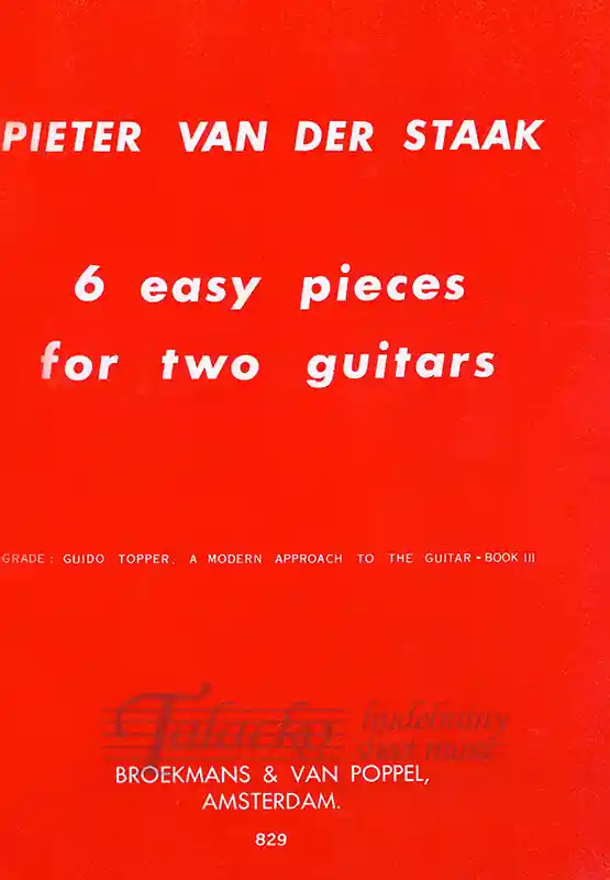 6 Easy Pieces For Two Guitar Bezpečná Platba