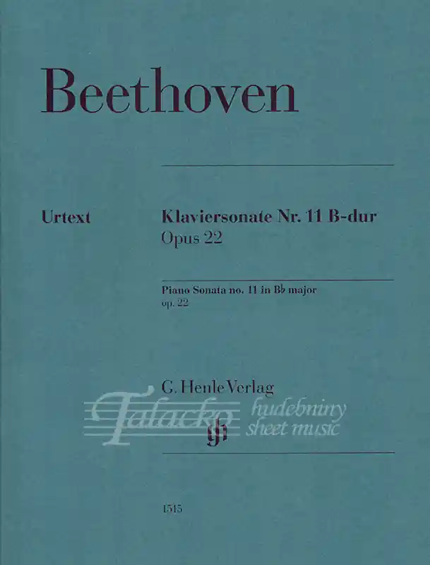Tovární Cena Klaviersonate Nr. 11 B-dur op. 22