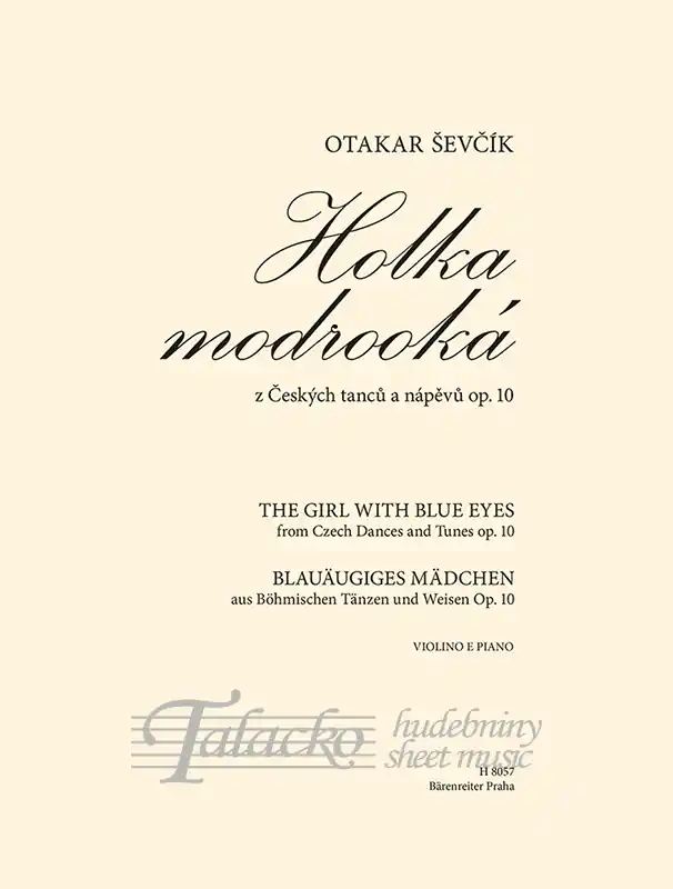 Zlevněný Holka modrooká z Českých tanců a nápěvů, op. 10