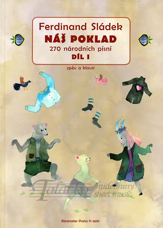 Tovární Cena Náš poklad - díl I 270 národních písní - reedice
