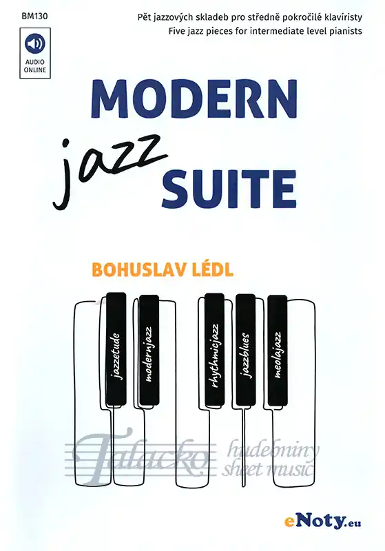 Nakupujte Hned Modern Jazz Suite + Audio Online / pět jazzových skladeb pro klavír