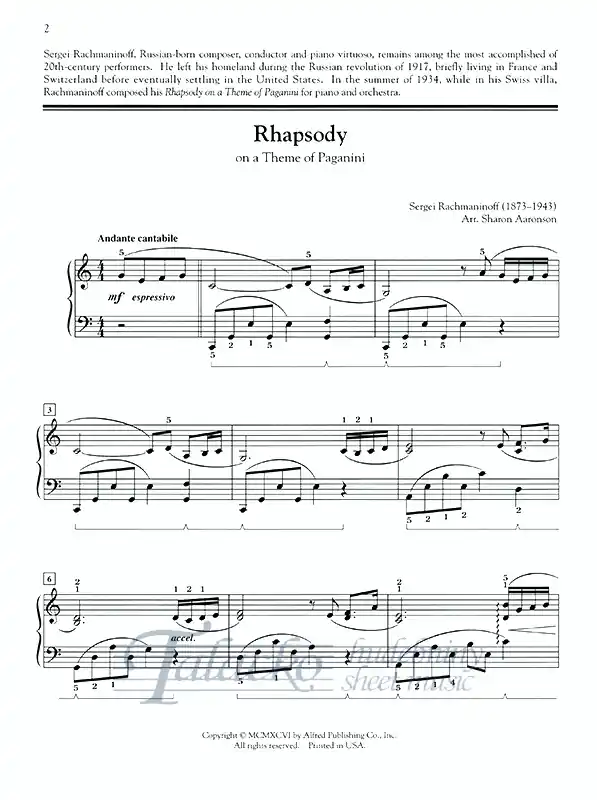 Aktuální Simply Classics Rhapsody on a Theme of Paganini