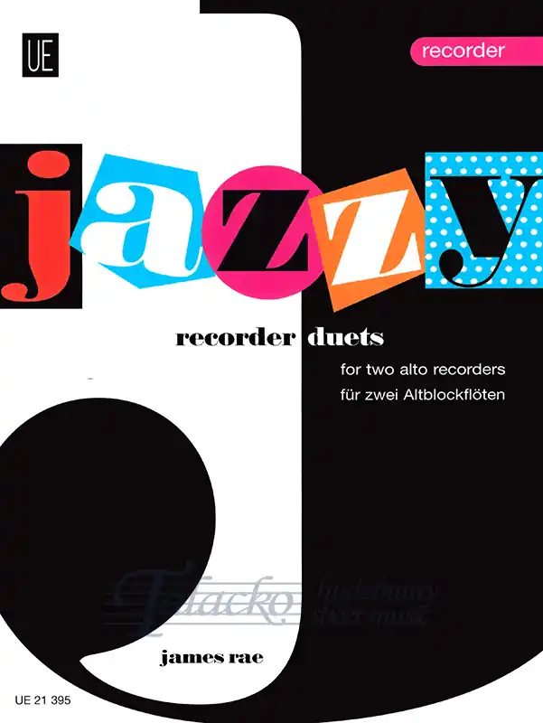 Vrácení Zdarma Jazzy Recorder Duets für 2 Altblockflöten