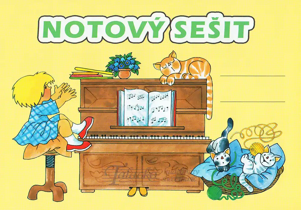 Notový sešit - pianino Ihned K Objednání