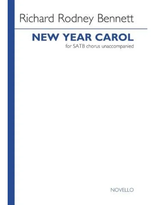 Richard Rodney Bennett New Year Carol (noty na sborový zpěv SATB) - SADA 5 ks Akční Cena