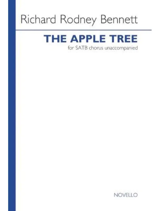 Autentický Richard Rodney Bennett The Apple Tree (noty na sborový zpěv SATB) - SADA 5 ks