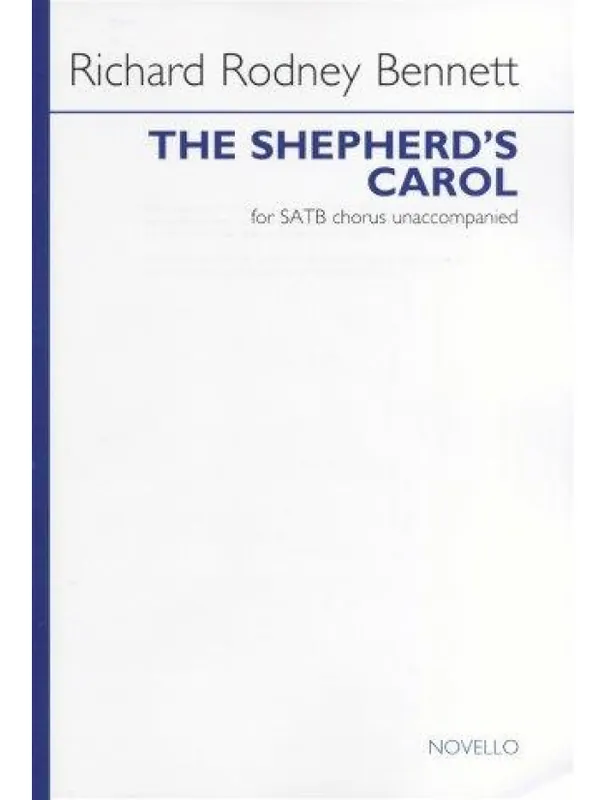 Výhodná Nabídka Richard Rodney Bennett The Shepherd‘s Carol (noty na sborový zpěv SATB) - SADA 5 ks