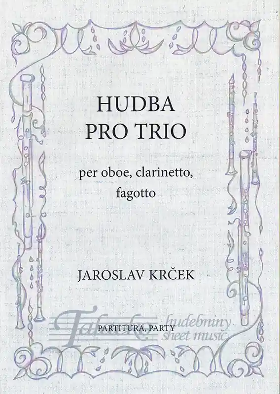 Sleva Hudba pro trio - per oboe, clarinetto, fagotto