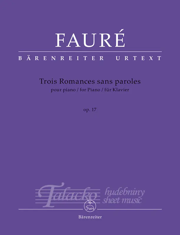 Odeslání Ihned Trios Romances sans paroles pour piano op.17