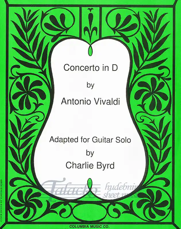 Top Prodej Concerto in D by Antonio Vivaldi, adapted for Guitar Solo by Charlie Byrd