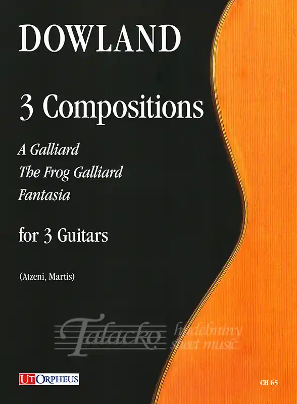 Víkendová Akce 3 Compositions - A Galliard, The Frog Galliard, Fantasia - for 3 Guitars