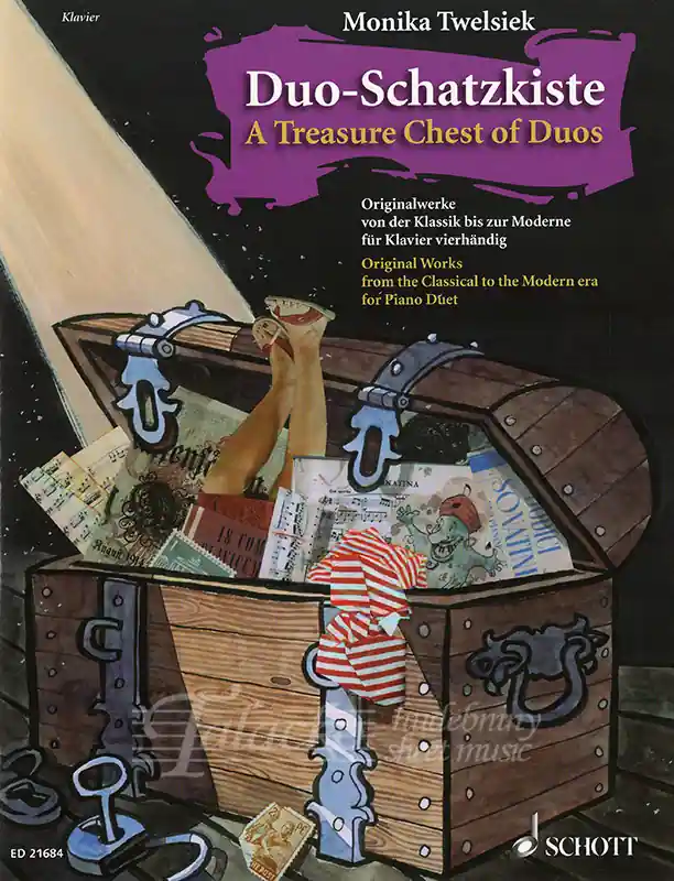 Finální Výprodej A Treasure Chest of Duos Original Works from the Classical to Modern era for Piano Duet