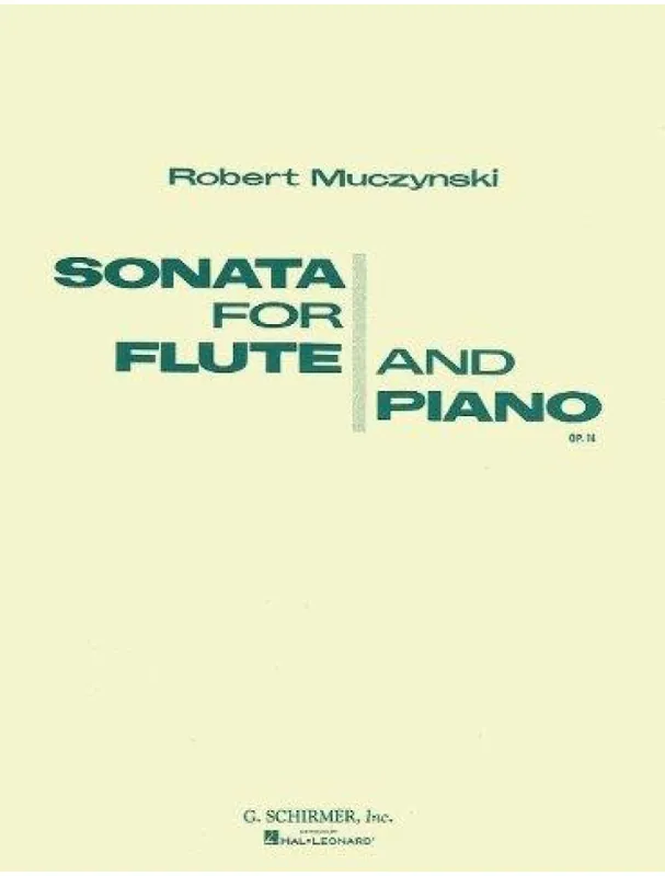 Robert Muczynski Sonata For Flute And Piano Op.14 (noty na příčnou flétnu, klavír) Poslední Šance