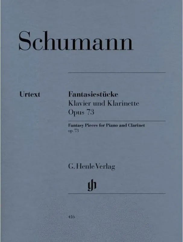 Hit Sezóny Robert Schumann Fantasy Pieces For Clarinet And Piano Op.73 (noty na klarinet, klavír)