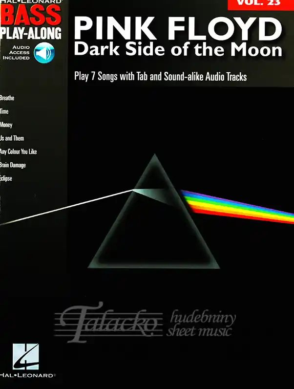 Bass Play-Along Vol. 23 Pink Floyd, Dark Side of the Moon Sezónní Sleva