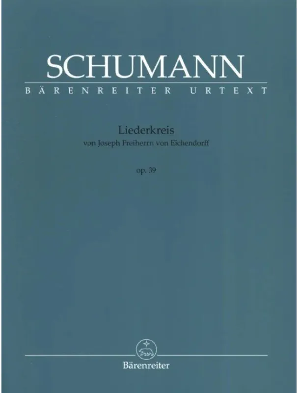 Robert Schumann Liederkreis Op. 39 - Medium Voice (noty na klavír, zpěv) Cenově Výhodný