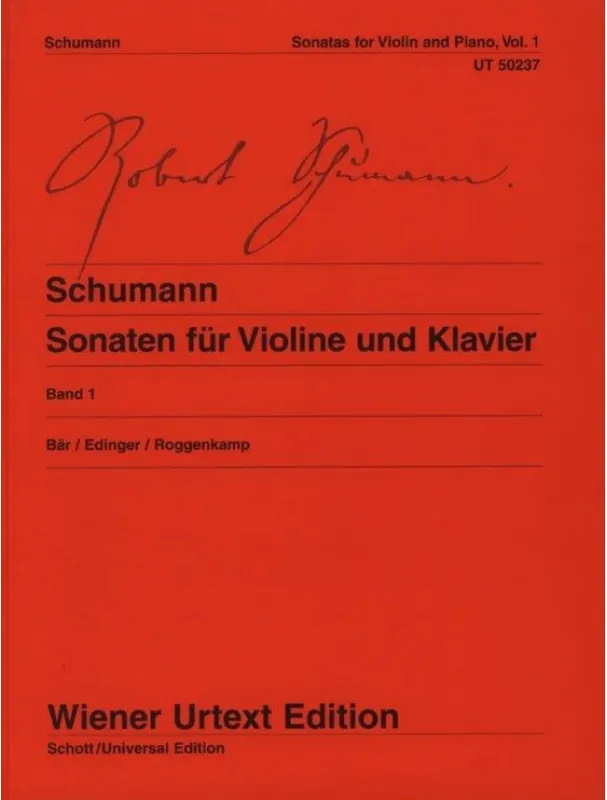 Robert Schumann Sonatas Vol. 1 (noty na housle, klavír) Nejlepší Volba
