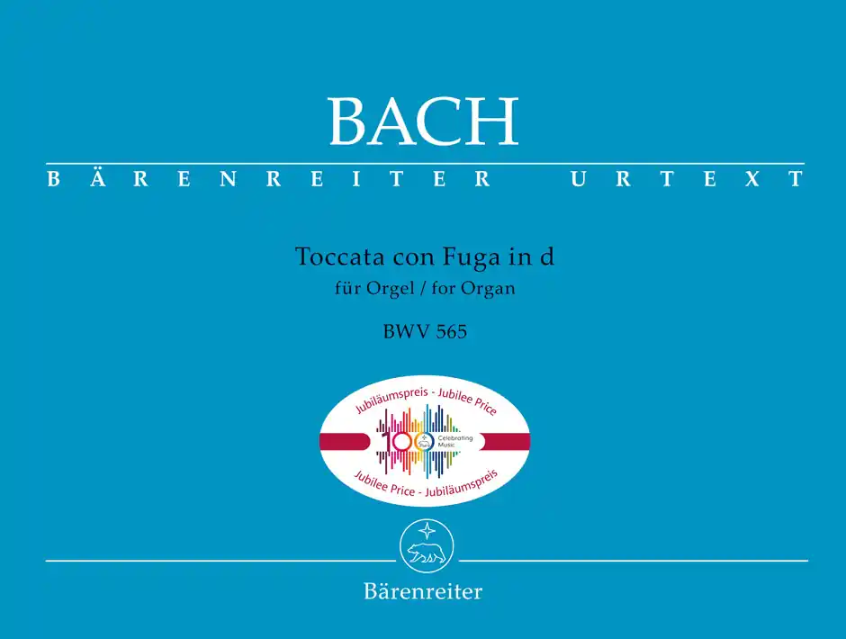 Tovární Cena Jubilee Price Toccata con Fuga in d, BWV 565