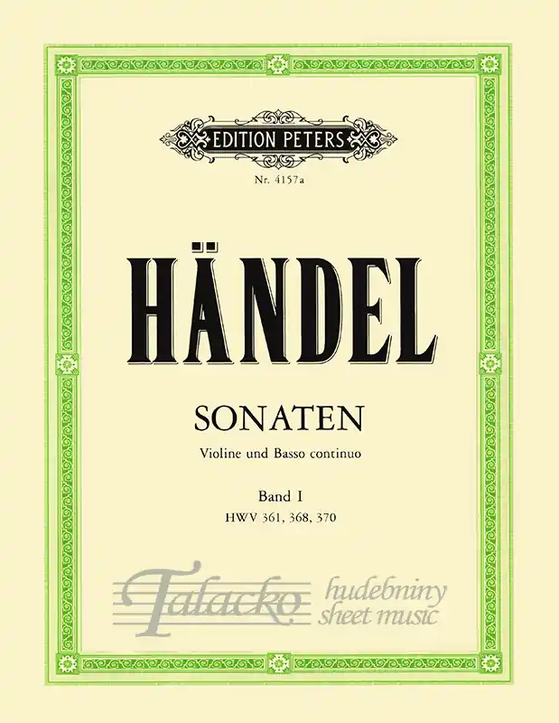 Hit Sezóny Sonaten Band 1, HWV 361, 368, 370